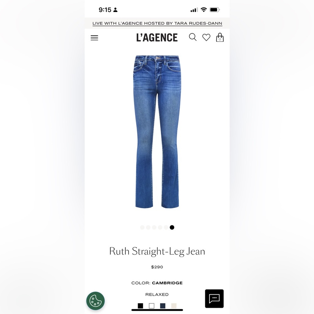 L’AGENCE Ruth Jean Cambridge size 27